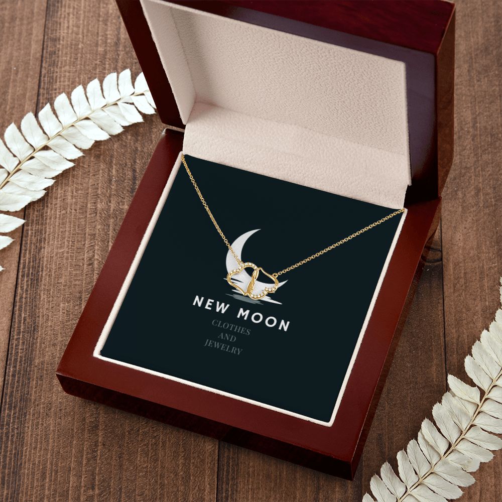 HEART  GOLD NECKLACE